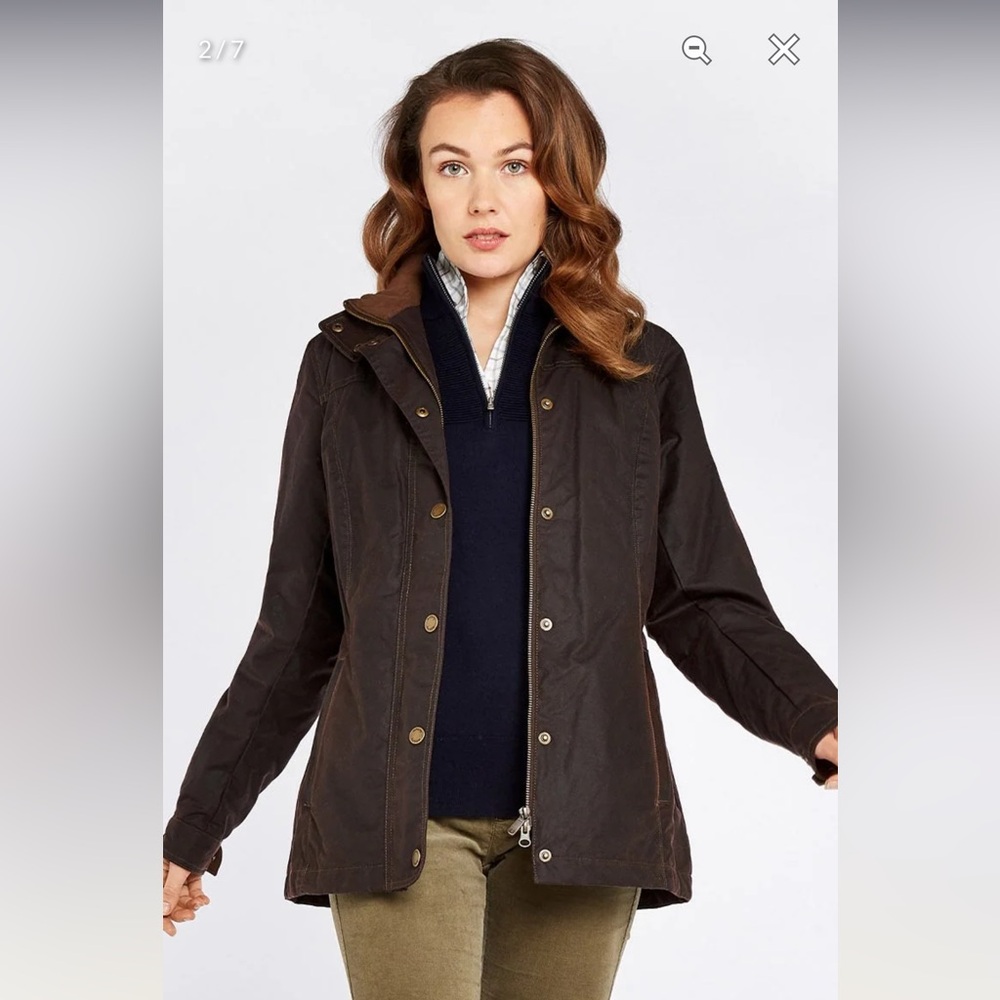 Dubarry Mountrath Ladies waxed jacket Brown
